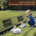 2PCS Rabbit Hay Feeder with Heavy-Duty Metal Frame Guinea Pig Hay Feeder for Rabbits， Bunny, Guinea Pigs, Chinchillas， 9