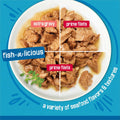Purina Friskies Wet Cat Food Variety Pack Fish-A-Licious Extra Gravy, Prime Filets and Tasty Treasures - (Pack of 32) 5.5 oz. Cans