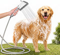 3 Mode Dog Shower Attachment with Pause Mode, Dog shower Sprayer with 100 Inches Hose, Metal Diverter, Adhesive Holder, 