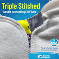 Aquatic Experts Felt Filter Socks – 4 Inch Ring Style, 200 Micron Aquarium Filter Sock for Sumps & Aquariums (4" x 14", 