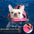 Mklhgty Dog Life Jacket, Reflective Dog Life Vest with Removable Neck Float High Buoyancy for Swimming and Boating, Rips