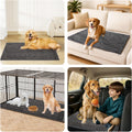 Amyracel Dog Door Mat for Muddy Paws, Mud Mat for Dogs 60" x 24", Drak