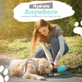 Portable Dog Water Bottle with 2 Removable Water Bowls for Dogs – Leak-Proof Insulated Stainless Steel Dog Water Bottle 