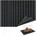 Mluyeri Dog Crate Mat 47"x32" Extra Thick Waterproof Non-Slip Kennel Pad, Absorbent Striped Design for Under Crate, Reusable & Washable Dog Mat for Crate