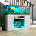 kepptory 75-120 Gallon Fish Tank Stand with Diamond Doors & Power Outlet