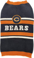 Pets First NFL Chicago Bears Dog Sweater, Size Large. Warm and Cozy Knit Pet Sweater with NFL Team Logo, Best Puppy Swea