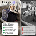 Lesure Dog Car Seats for Small Dogs,Safety Pet Booster Seat Under 25lbs