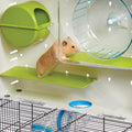 MidWest Homes for Pets Hamster Cage | Awesome Arcade Hamster Home (White) | 18.11 x 11.61 x 21.26 Inch