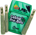 LIT LABS Cat Doobie 3 Pack Catnip Toys for Cats, Funny Cat Toys, Safe Kitten Teething Chew and Kicker Toys, Stress-Relie