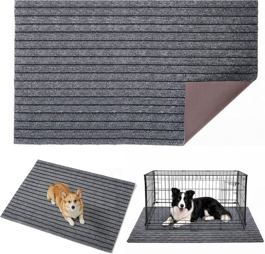31.5 x 47 inches Dog Crate Mat — Waterproof, Non-Slip Dog Crate Mat