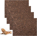 4 Pack Cork Terrarium Background, Natural Bark Climb Mat