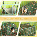 Geelin 8 Pack Rat Hammock Ferret Tunnel Guinea Pig House Hideout Cave Bed