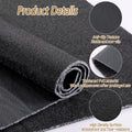 Rubber Horse Stall Mat 4 x 6 Ft, Heavy Duty 7mm Thick Stable Flooring with PVC Coating, Anti-Slip Shock Absorbent Mat fo