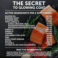 Omega 3 Fish Oil for Dogs - Dog Allergy Chews - Itch Relief & Skin and Coat Supplement with Salmon Oil - Hot Spots Treatment - Allergy & Anti Shedding Support - EPA & DHA Fatty Acids - 120 Treats