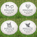 HENTOL 77 Personalized Cat Memorial Stone Designs – Outdoor Weatherproof Pet Memorial Stone for Headstone, Tombstone, Gravestone, and Grave Marker – Cat Memorial Gifts for Loss of Cat