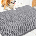 Smiry Dog Door Mat for Muddy Paws 30x20, Absorbent Low-Profile Doormats