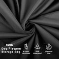 YUFYIG 40" Dog Playpen Storage Bag, Suitable for Foldable Exercise Pet Playpens, Dog Fence Travel Bag with Handles for Camping and RV Trip, Waterproof Oxford Fabric
