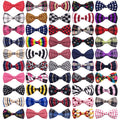 PET SHOW 50pcs Large Dog Bow Ties for Collar Bulk Bowties for Medium Big Dogs Wholesale Dog Cats Collars Attachment Sliders Grooming Accessories