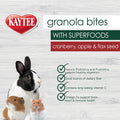 Kaytee Granola Bites with Superfoods Cranberry, Apple and Flax for Rats, Mice, Hamsters, Gerbils, Rabbits, Guinea Pigs a