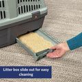 Midwest Homes for Pets Skudo 24” Plastic Cat Carrier with Integrated Litter pan