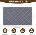 BOOMIBOO Cat Litter Mat Litter Box Mat，Litter Trapping Mat Premium Durable PVC Pad, 23 x 14 Inches, Easy to Clean，Non-Slip，Urine Waterproof