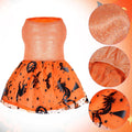 Dog Halloween Costume Dog Dress Witch Tulle Skirt Halloween Pet Clothes for Puppy Small Cats