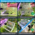 Magnetic Fish Breeder Box for Isolation Boxes Acclimation Hatchery breeding Incubator for Guppy Baby Betta Shrimp Saltwa