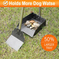 Dog Pooper Scooper, Metal Tray & Spade Set, Tray & Spade, Meduim