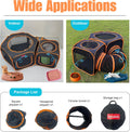 Portable Dog Playpen 2-Room with Tunnel, 3-in-1 Large Cat Crate Play Enclosure with Separate Areas, Foldable Pet Playpen