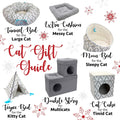 Kitty City Large Cat Tunnel Bed, 2-in-1 Zip-Together Cat Play Tunnel & Plush Nap Bed, Pop-Up Indoor Cat Toy with Hanging Toys, Collapsible Design - White