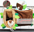 Guinea Pig Tunnel Hammock, Fleece Small Animal Hammock Hideout