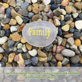 5LB Natural Aquarium Gravel, Small River Rocks for Fish Tank, Garden & Vase Decor - 1/4 Inch Pea Gravel, 4-8mm Polished 