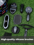 Harrison Howard Horse Grooming Kit, 11-Piece Horse Brush Set with Tote