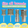 Diamondg Dog Nail Grinder Bits - Diamond-Coated, 60 Grit Body, 1pack, Large