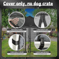 Outdoor Dog Kennel Cover, 8x4x6ft