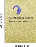 Gravel Paper for Bird Cage,BirdCage Liner Papers Cuttable Gravel Liner Sea Sand Paper Pet Animal Cages Cushion Great for