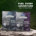 Blue Buffalo Wilderness Trail Toppers Wild Cuts Wet Dog Food Variety Pack, High-Protein & Grain-Free, Made with Natural Ingredients, Chicken and Beef Flavors, 3-oz Pouches, (12 Count, 6 of Each)