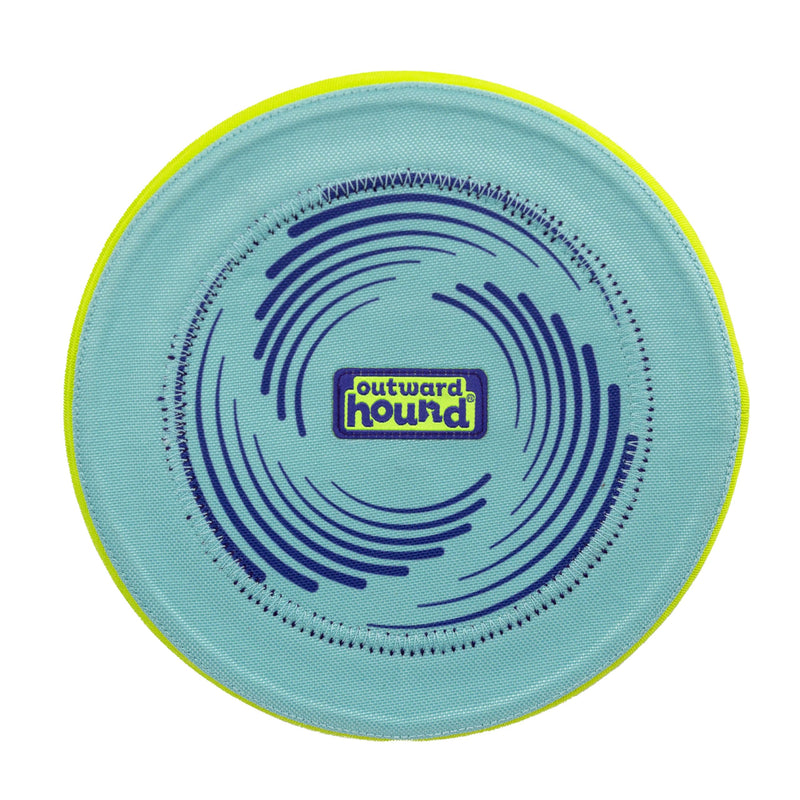 Outward Hound FlyFetch Disc Dog Toy, Aerodynamic for Fetch, Lightweight Foam & Durable Rubber, Floats in Water, All Breeds, 8.3