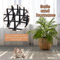Hmyomina 16.4FT Scat Mat for Cats with 8 Garden Staples, Cat Scat Mat with Spikes Outdoor Plant & Furniture Protector(2PCS, 8.2FT Each)