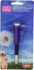Lixit® Pill Popper - Safe Soft Tip Pill Administer Tool for Cats, Dogs and Other Pets that Require Medication (Purple, 1