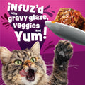 Friskies Purina Glaz'd Infuz'd Wet Cat Food Variety Pack, 12 Count, 5.5 oz