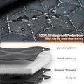 Meginc Dog Car Seat Cover-Waterproof Bench Back Seat Protector for SUV&Cars
