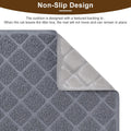BOOMIBOO Cat Litter Mat Litter Box Mat，Litter Trapping Mat Premium Durable PVC Pad, 23 x 14 Inches, Easy to Clean，Non-Slip，Urine Waterproof