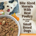 Merrick Lil’ Plates Grain Free And Gluten Free Natural Wet Dog Food For Small Dogs, Soft Petite Pot Pie Recipe - (Pack of 12) 3.5 oz. Tubs