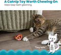 Catstages Catnip Plaque Away Pretzel Interactive Cat Dental Chew Toy, 2.8"