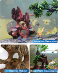Aquarium Driftwood Cave for Betta Fish Hideout 7-10" with Low Tannins | Fish tank driftwood, no need to boil, 7-10" natu
