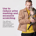 COMFORT ZONE Cat Calming Diffuser Refill, 6 Pack – Cat Calming Pheromone Refills Help Reduce Anxiety, Stress, Scratching, Urine Marking, Aggression, (30-Day Refills, 180-Day Supply)