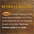 Cadet Premium Grade Beef Hide Chips Dog Chews, 1 lb, Peanut Butter Flavor