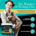 Curicyn Animal Wound Care Clay 16oz. - Vet-Approved Natural Skin Ointment For Dog, Cat, Horse, and Other Livestock - Ben
