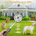 Dog Barking Deterrent with Remote, Rechargeable, 6 Modes, 200ft Range